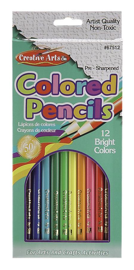 Colored Pencils, 12 Color Set