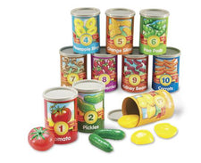 1 to 10 Counting Cans