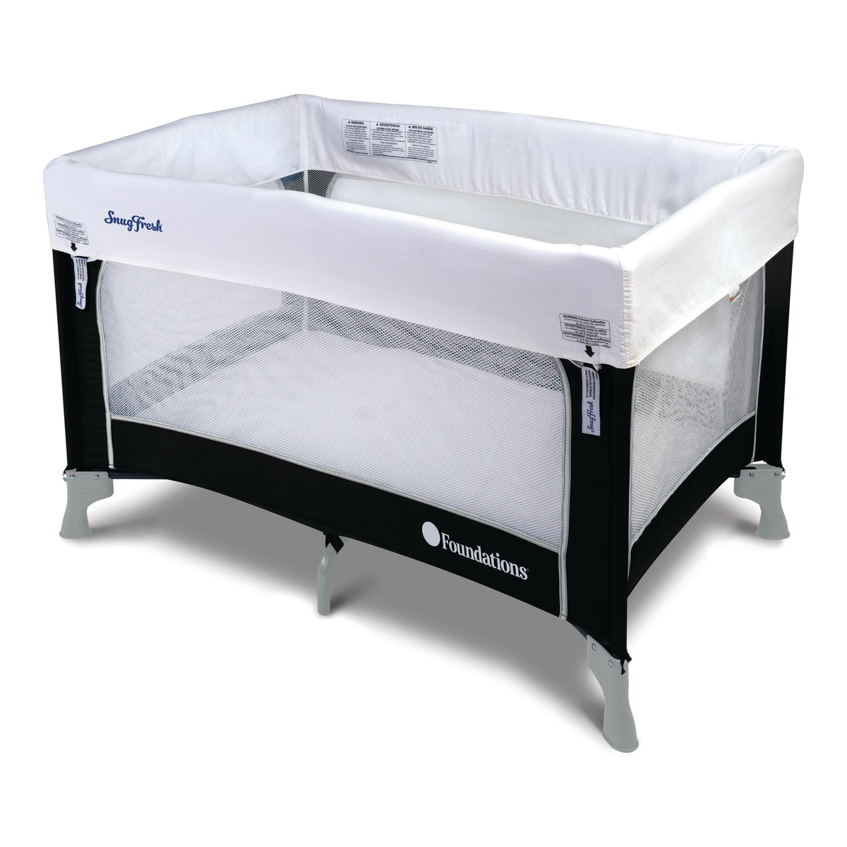 Foundations® SnugFresh® Crib Cover, White (12 Pack)