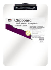 Clear Plastic Clipboard, Letter Size