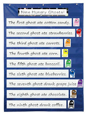 9 Hungry Ghosts - Halloween Color Activity