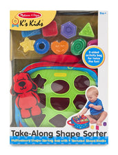 Take-Along Shape Sorter Baby and Toddler Toy