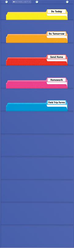 File Organizer Pocket Chart Gr K-5