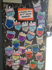 Pocket Full of Memories! - End of the Year Door Display