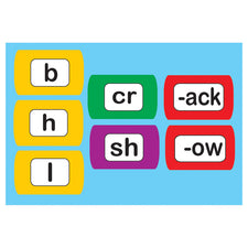 Die-Cut Magnetic Foam Word Chunking