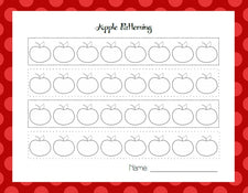 Apple Math Centers - Apple Patterning