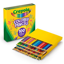 Crayola Colored Pencils, 100 Assorted Colors 