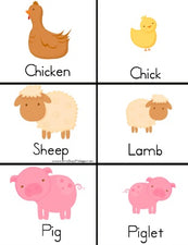 Baby Farm Animal Match Up