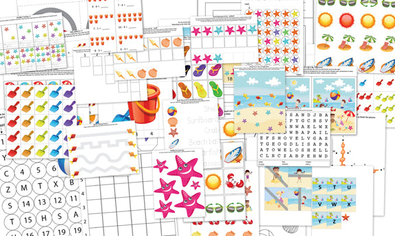 Fun Summer Beach Printable Pack – SupplyMe