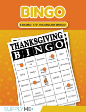 Bingo Game Bundle - 6 Games With Over 175 Vocabulary Words!