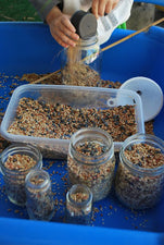 Predict, Measure & Pour - Spring Birdseed Math Sensory Tub