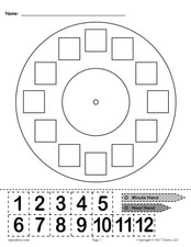 FREE Printable "Build a Clock" Telling Time Activity!