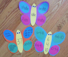 Colorful Butterflies - Math & Literacy Center