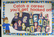 "Catch A Career" - Career Day Bulletin Board Idea