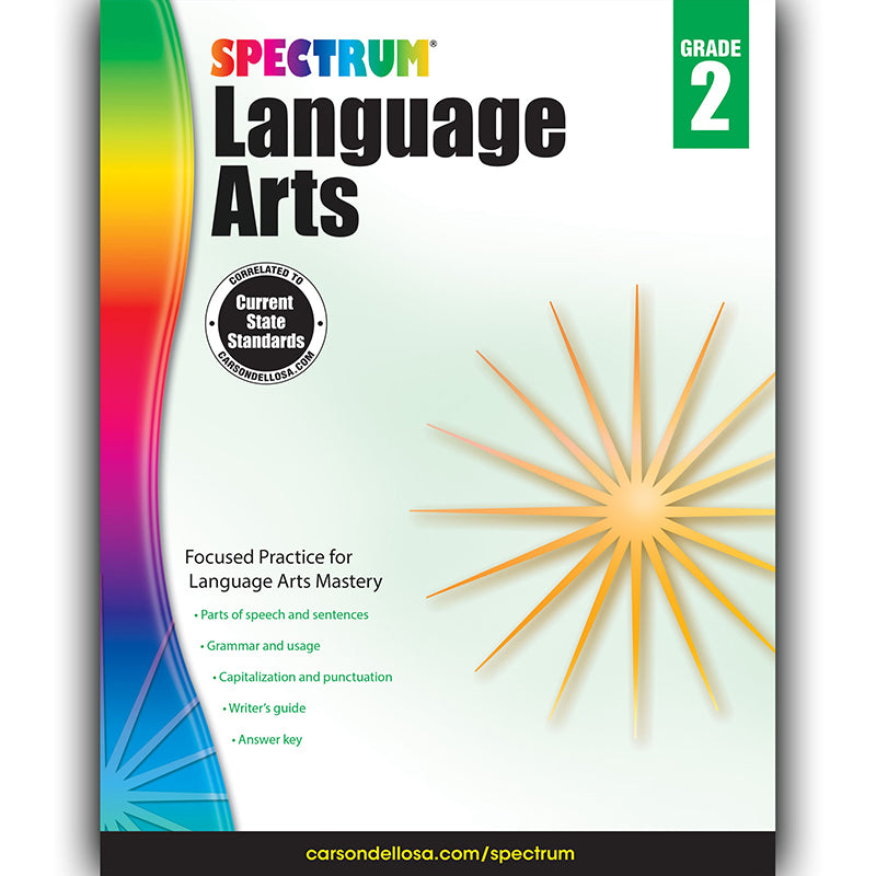 Spectrum Language Arts Workbook, Grade 2