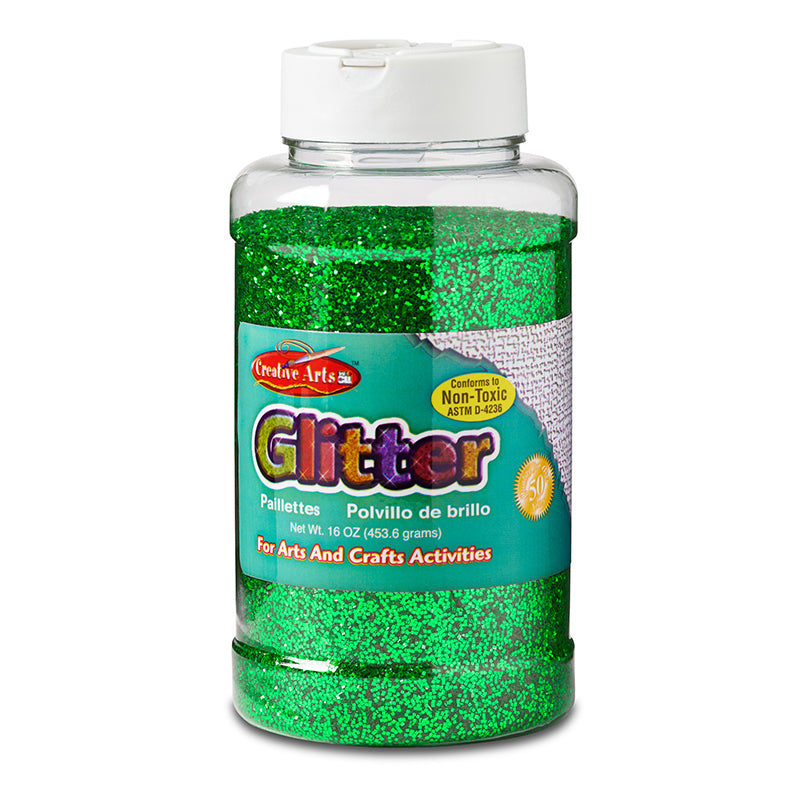Glitter, 16 Oz Green