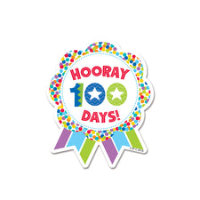 Hooray 100 Days! Ribbon Reward Badge