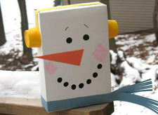 Cereal Box Snow People