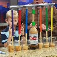 Mentos + Diet Coke - Pour Six Sodas At One Time!