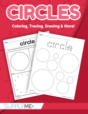 8 Circle Worksheets: Tracing, Coloring Pages, Cutting & More!