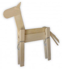 Clothespin Horse Craft for Kids
