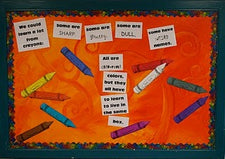 A Lesson From Crayons…Classroom Bulletin Board Idea