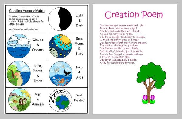 Creation Story Interactive Emergent Reader SupplyMe