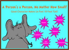 "A Person's A Person..." - Dr. Seuss Themed Character Board