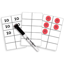 Sensational Math™ Write-On/Wipe-Off Ten Frame Cards