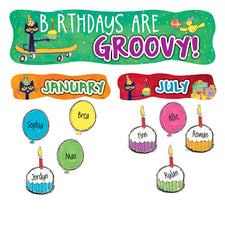 Pete the Cat® Happy Birthday Mini Bulletin Board Set