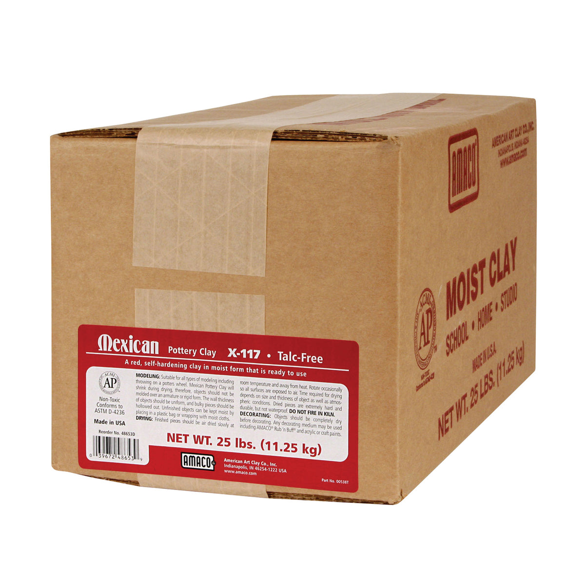 American Art Clay Mexican Pottery Clay 25Lb. (discontinued)