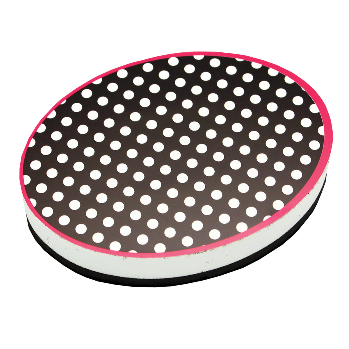 Ashley Productions Black & White Dots Magnetic Whiteboard Eraser