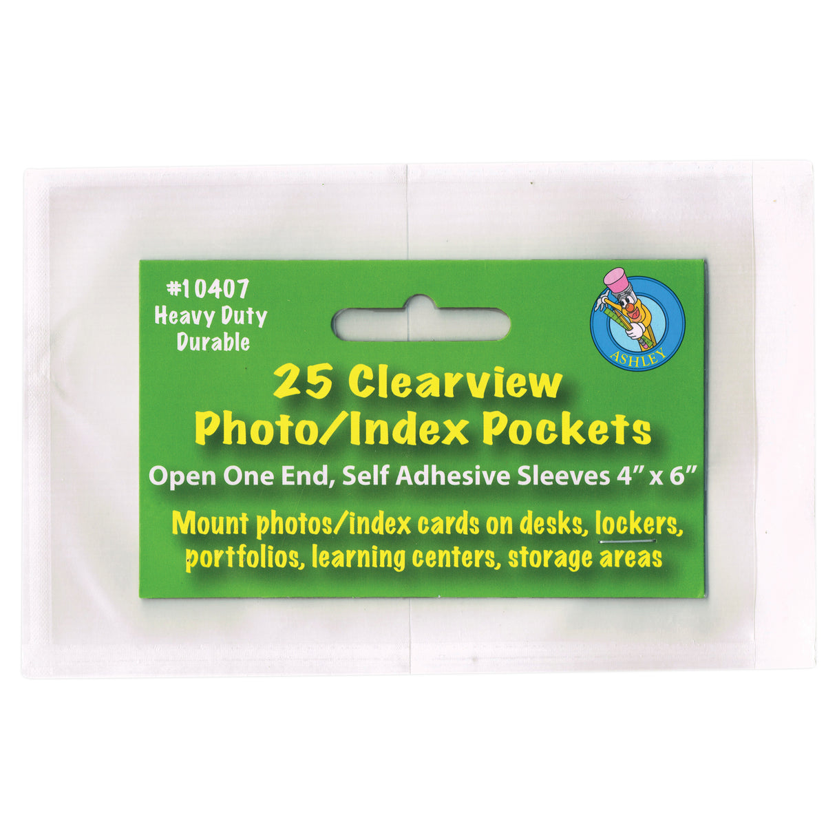 Ashley Productions Photo/Index Card Pocket