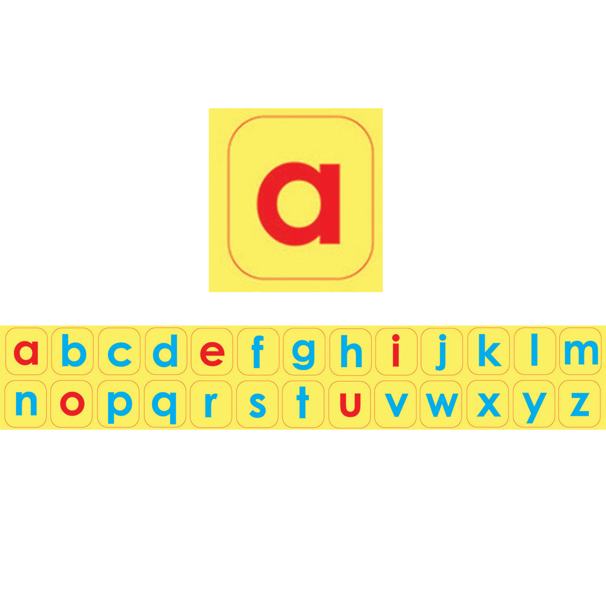 Ashley Productions Die-Cut Magnetic Foam Lowercase Letters
