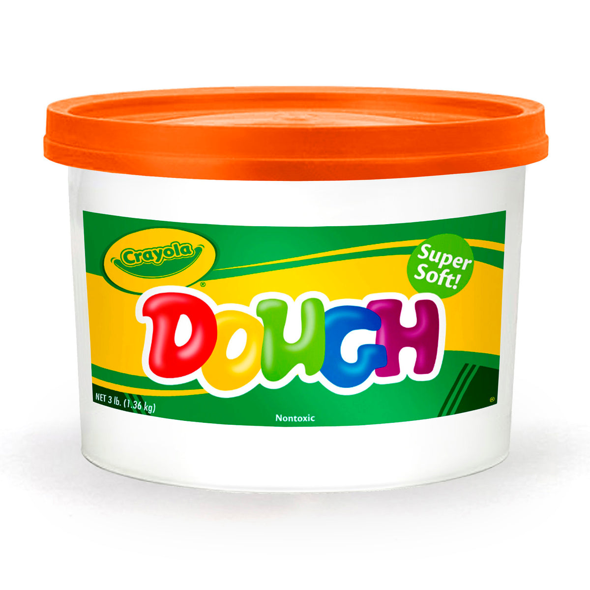 Crayola® Modeling Dough 3Lb Bucket Orange