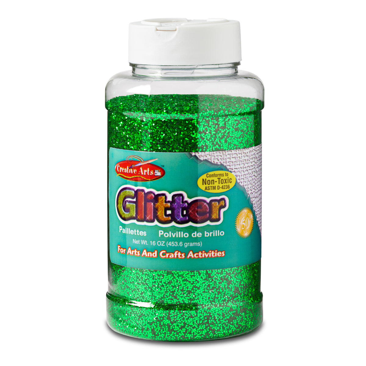 Charles Leonard Glitter, 16 Oz Green
