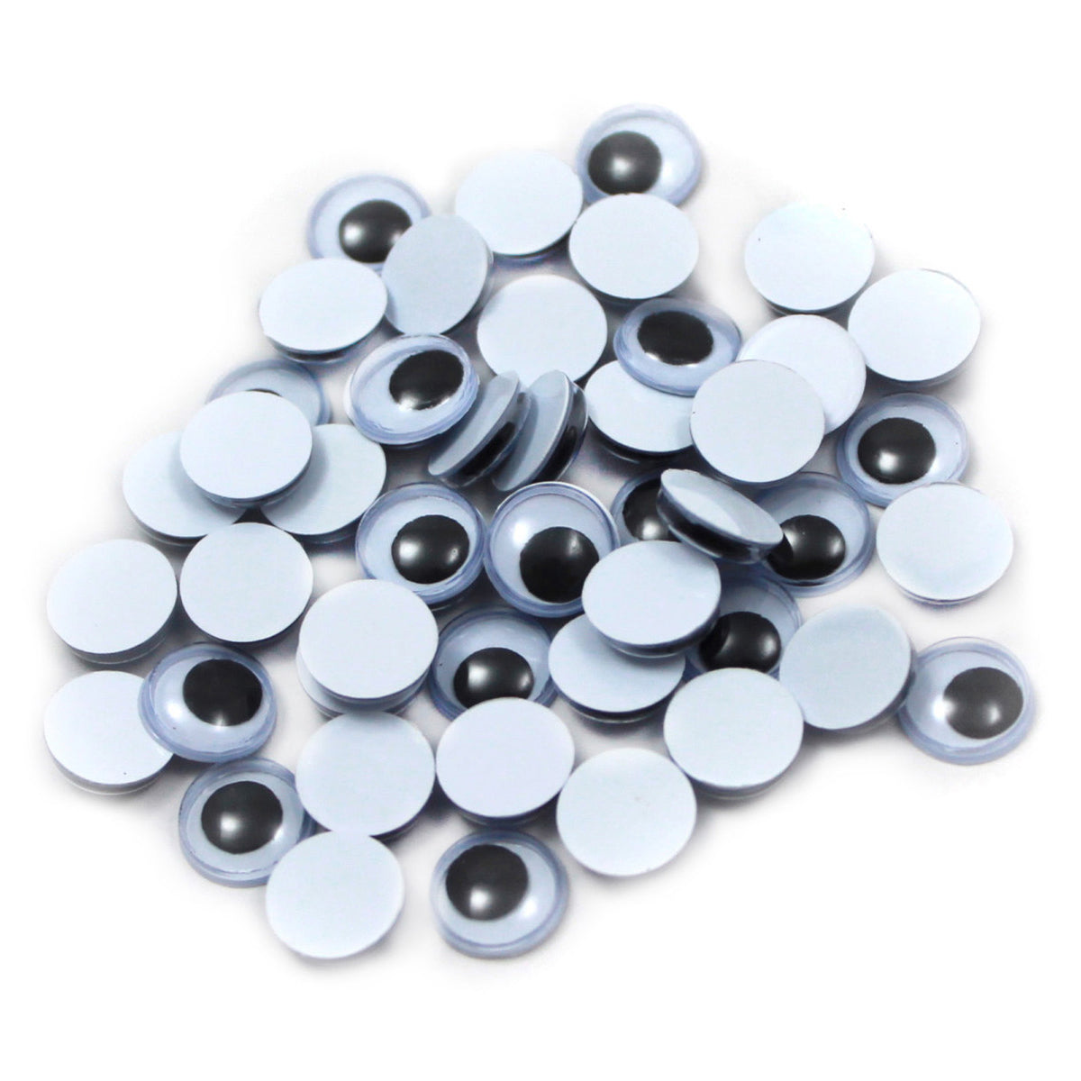 Charles Leonard Wiggle Eyes, 7mm Round, Black