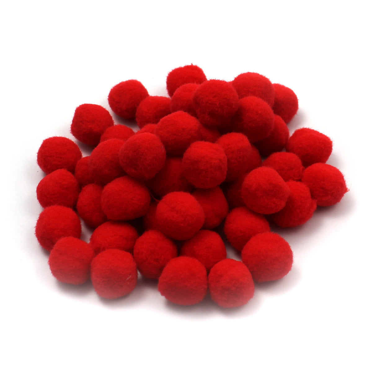 Charles Leonard Pom-Poms, 1" Red