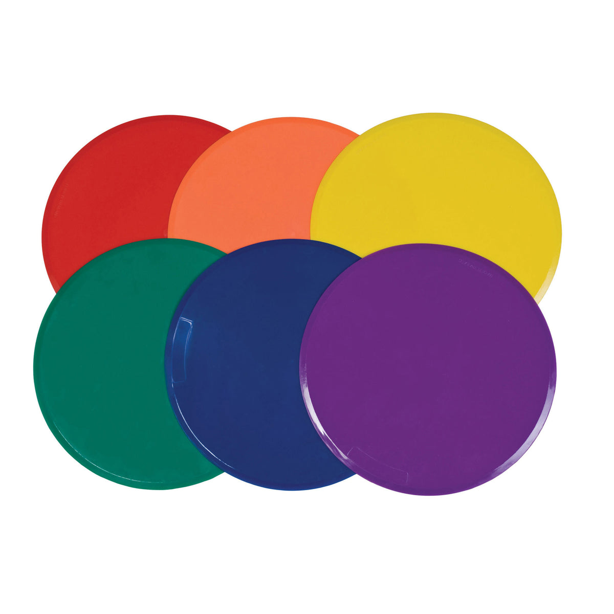 Champion Sports Extra Large Poly Spot Marker Set, 12"