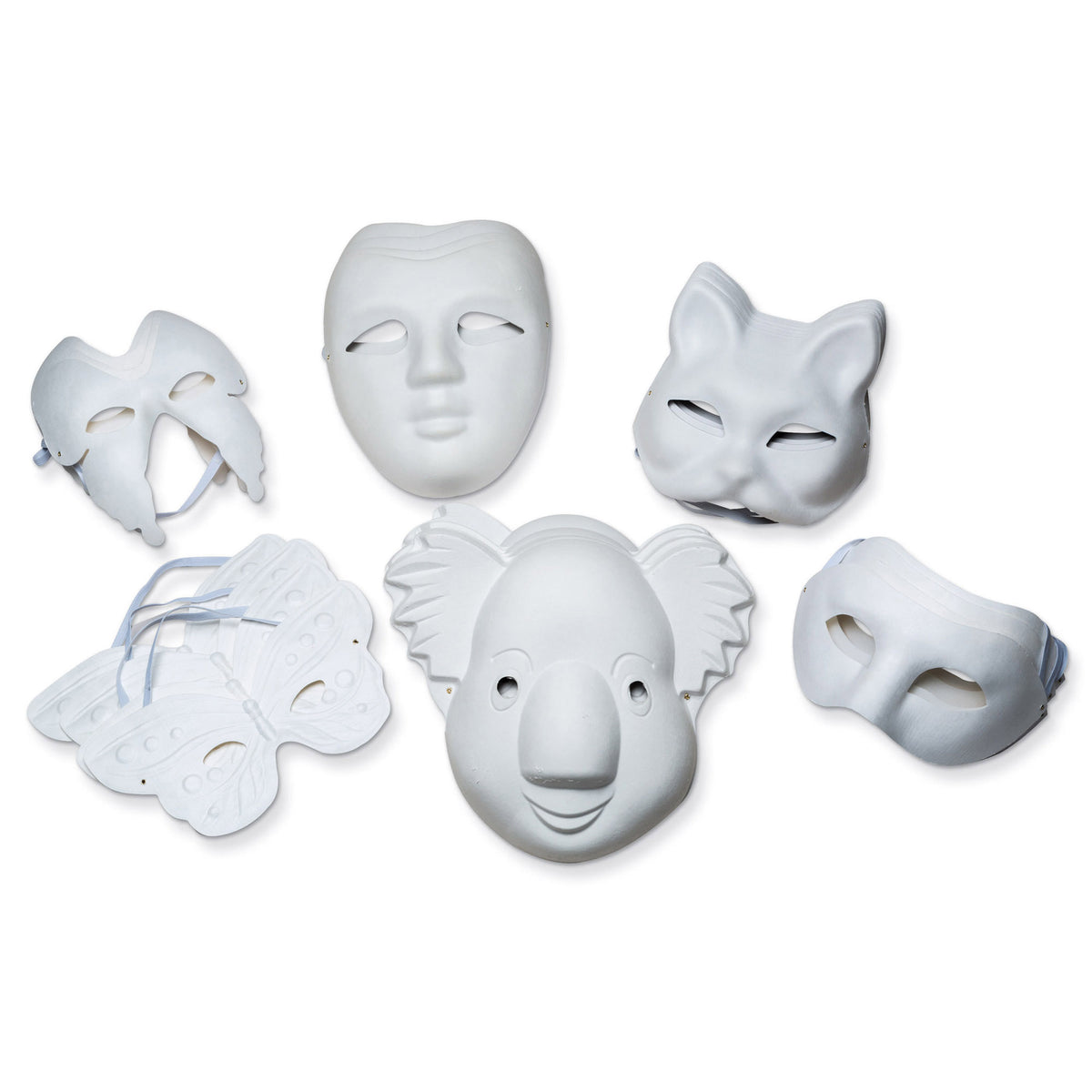 Chenille Kraft Paperboard Mask Classpack