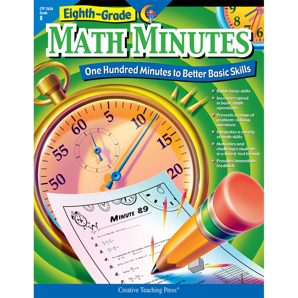 Creative Teaching Press Math Minutes - 8Th Gr