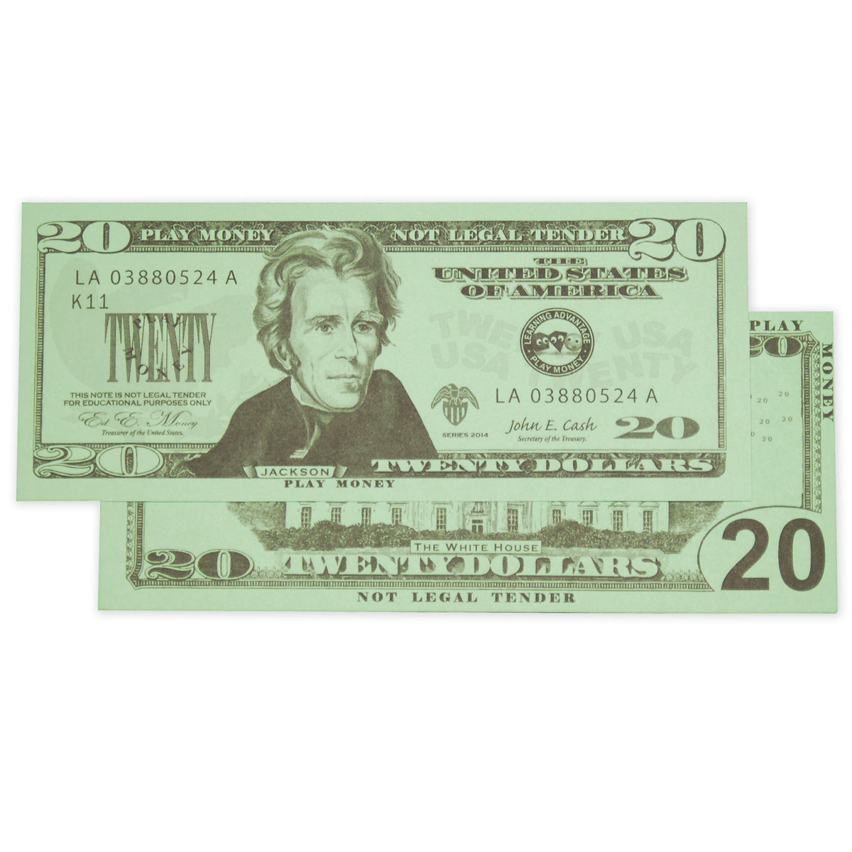 Learning Advantage $20 Bills Set (100)