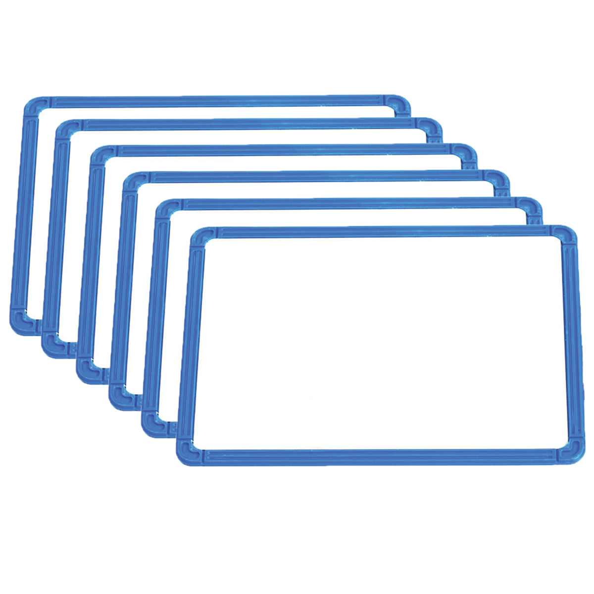 Learning Advantage Magnetic Plastic Framed Whiteboards, Set of 6