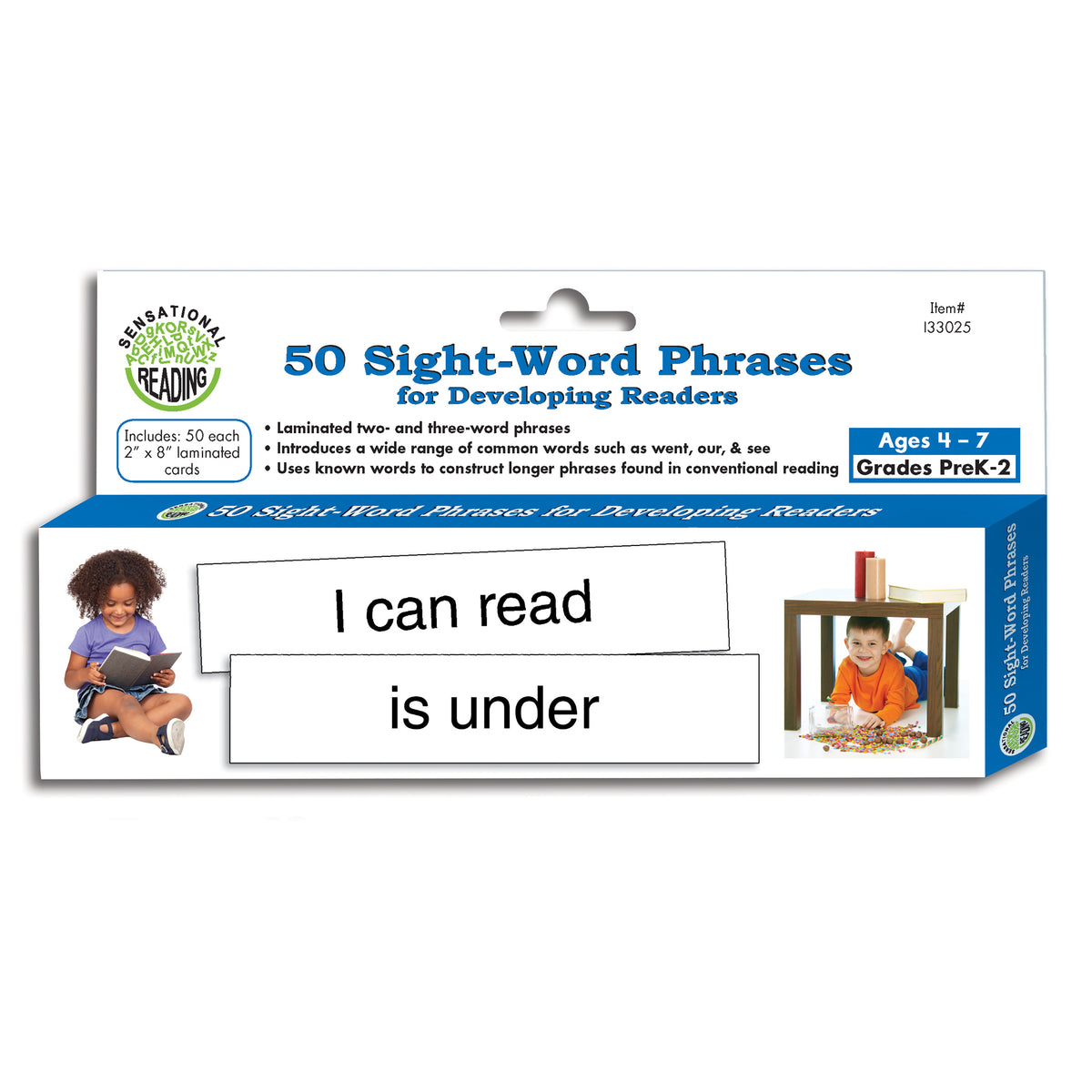 Essential Learning Products 50 Sight-Word Phrases for Developing Readers