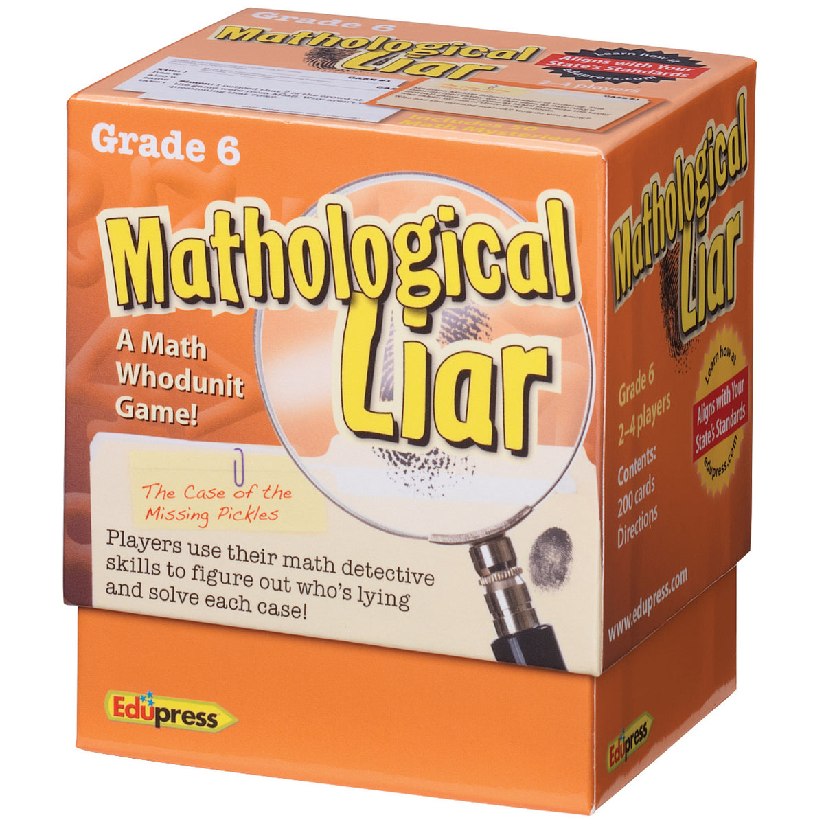 Teacher Created Resources Mathological Liar Game, Grade 6