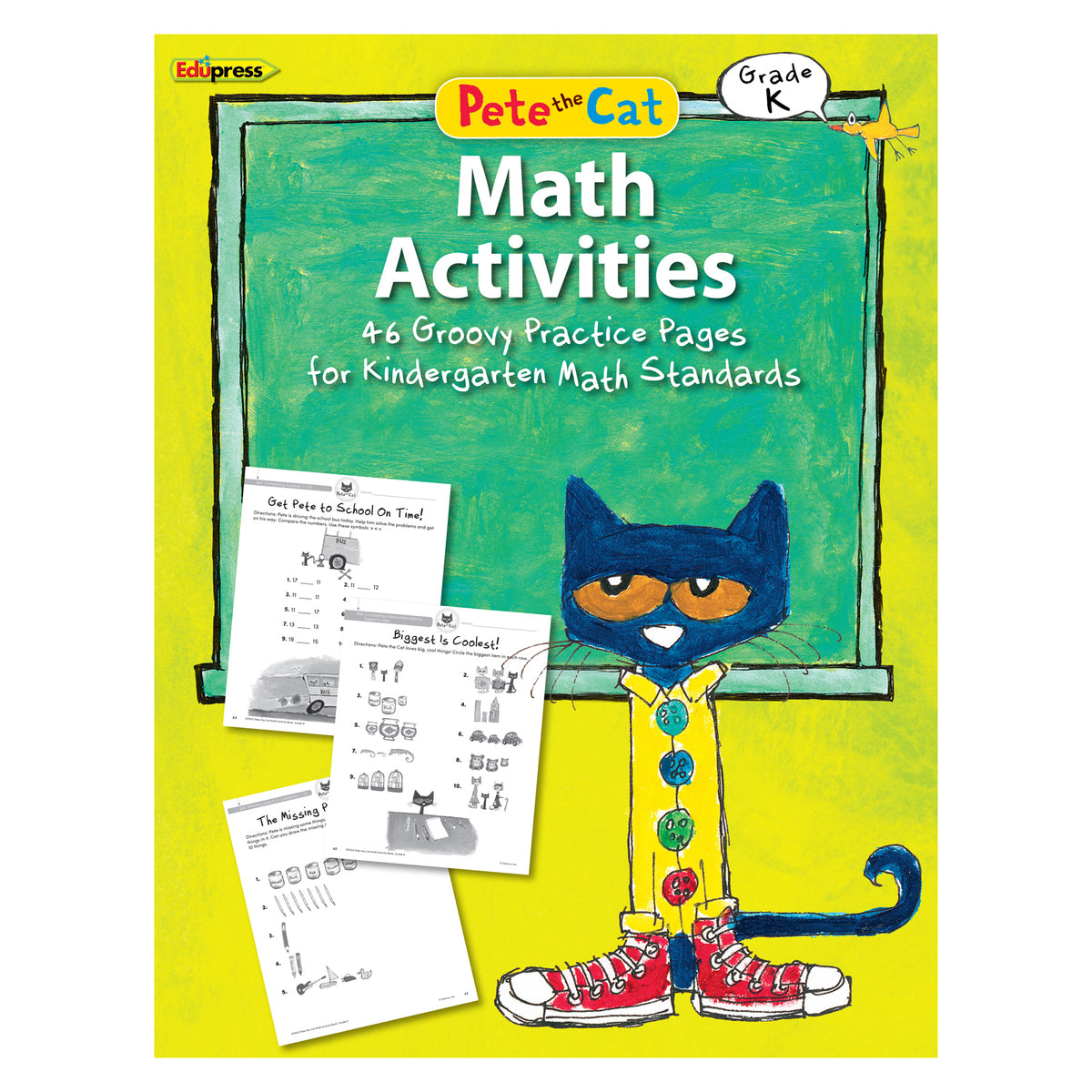 Teacher Created Resources Pete the Cat® Math, Workbook Grade K (discontinued)