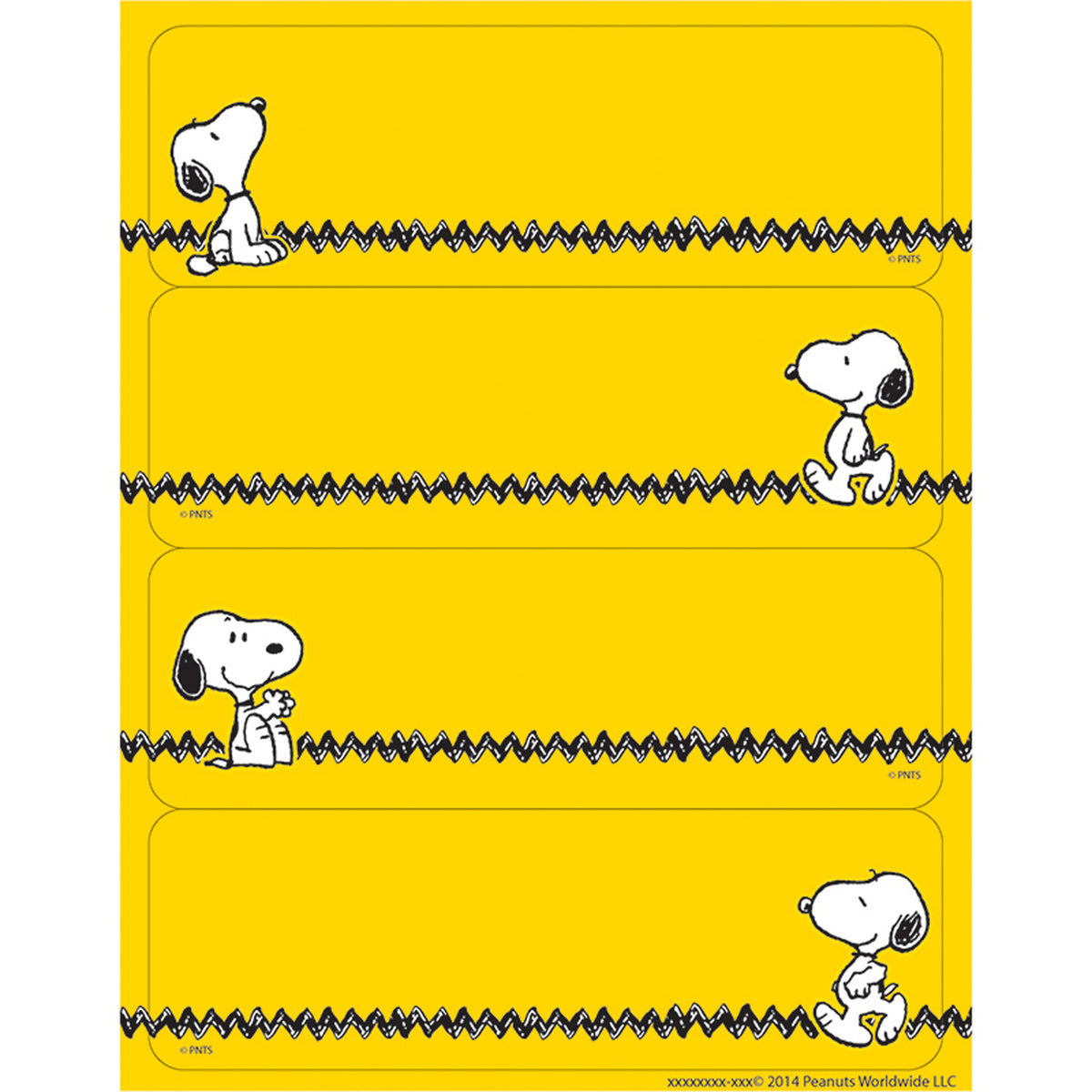 Eureka Peanuts® Yellow Label Stickers (discontinued)