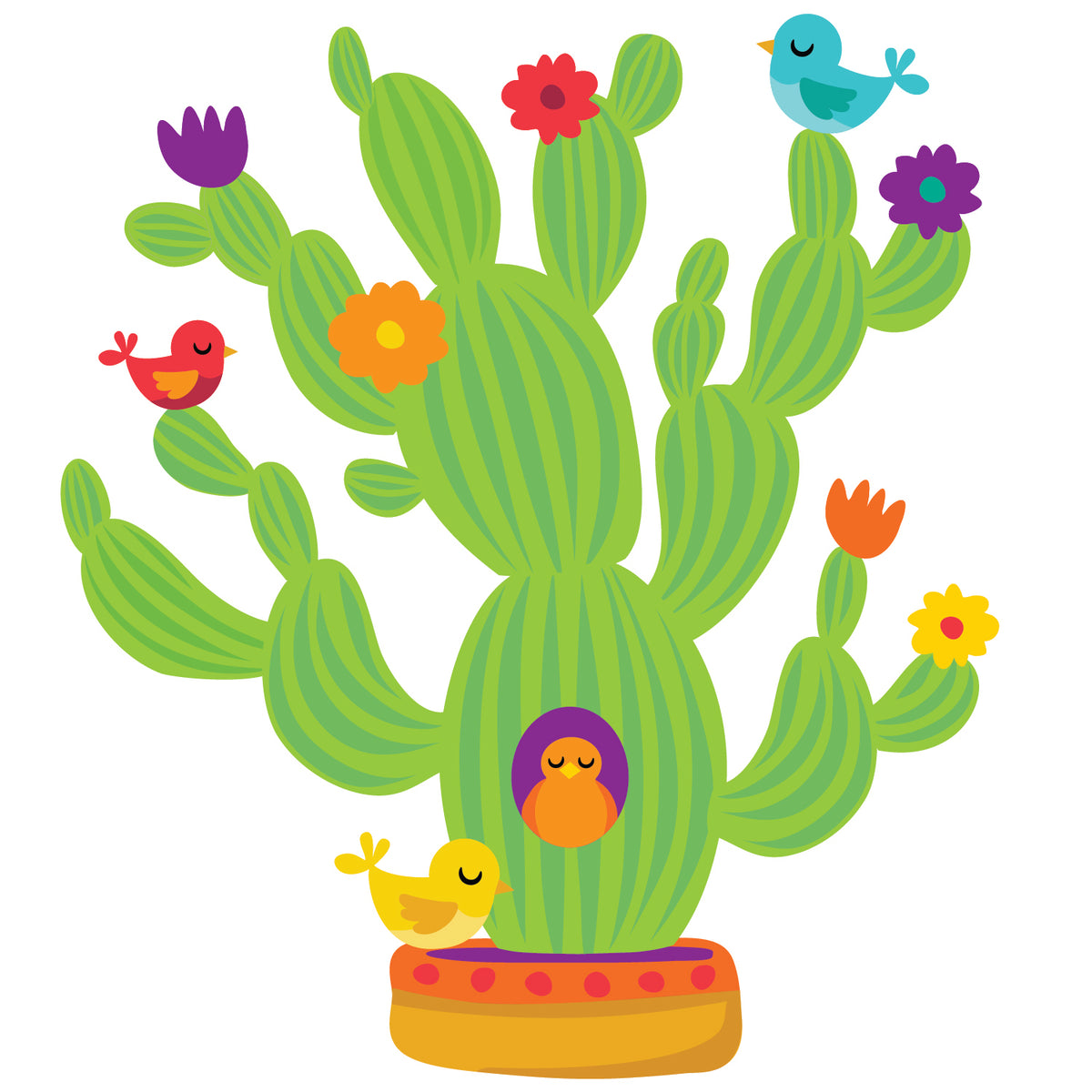 Eureka A Sharp Bunch Giant Cactus Bulletin Board Set
