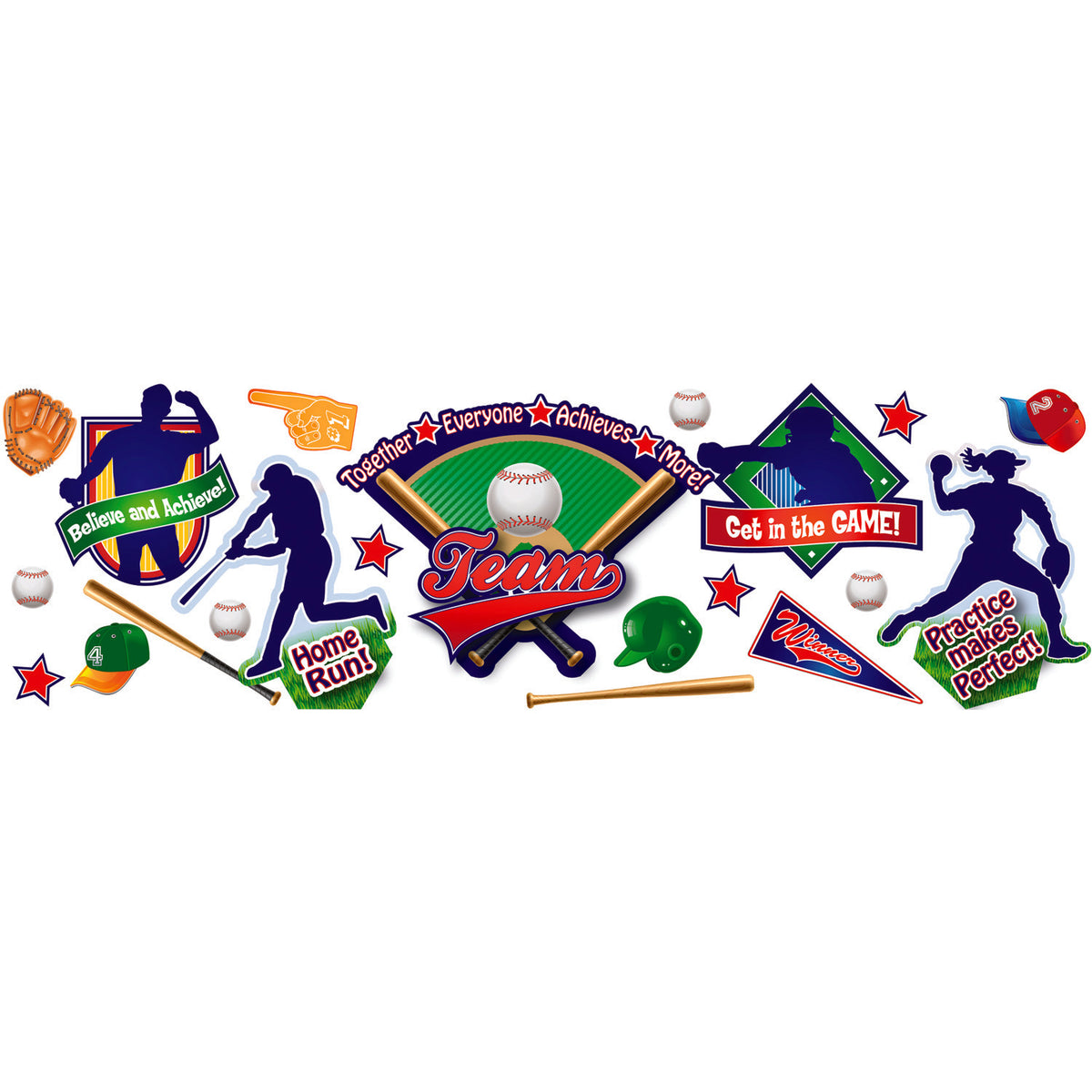 Eureka Baseball Bulletin Board Set (discontinued)