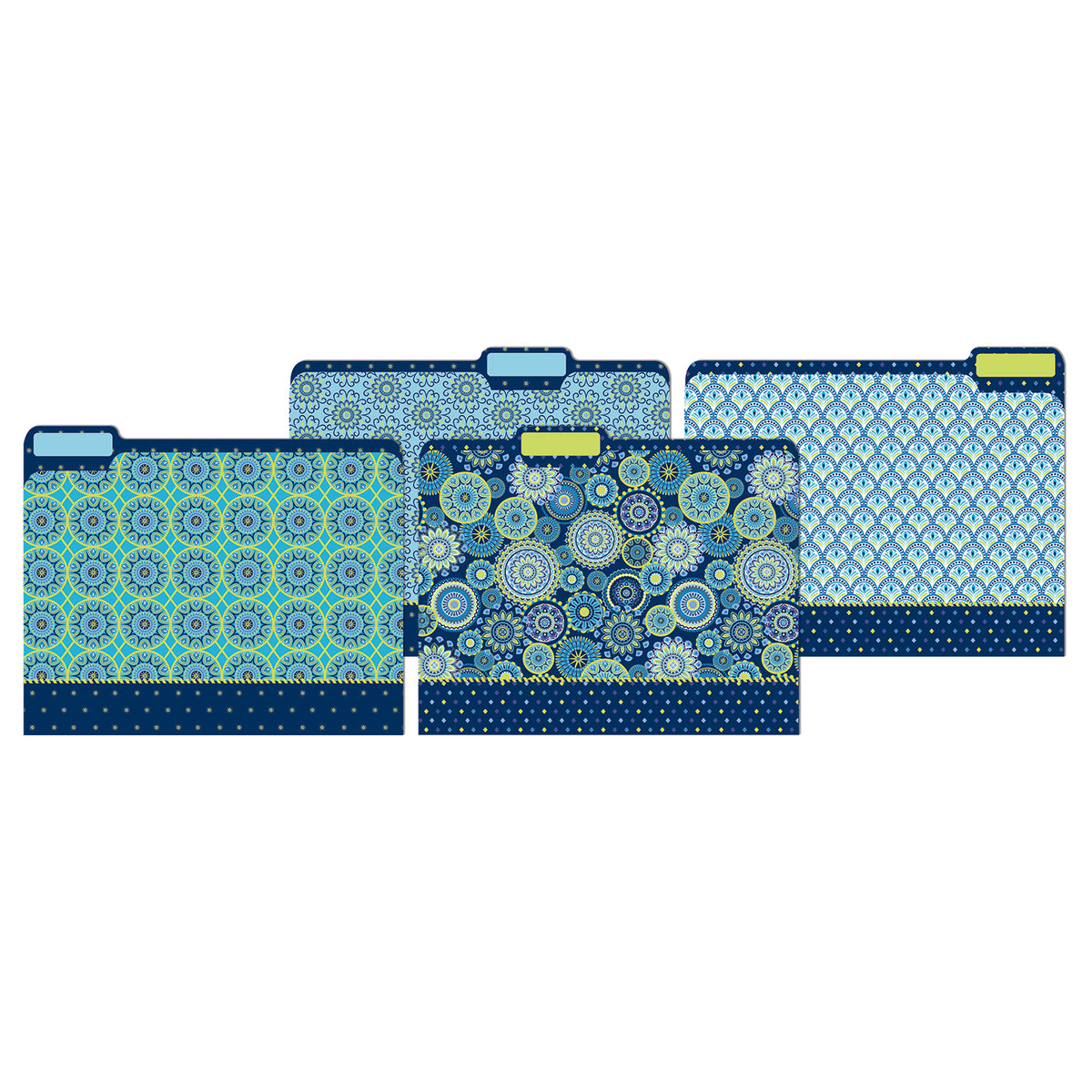 Eureka Blue Harmony File Folders